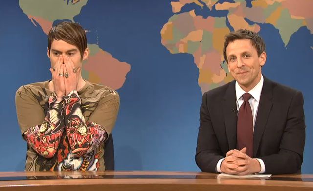 He appeared on the show over 15 times, but Stefon was the rare recurring character who never got tired or played out. Despite working with a pretty strict formula, Stefon made us laugh hysterically every time. Even during a terrible episode, we'd keep our fingers crossed that he might stop by Weekend Update. Our favorite bit of the year: when Stefon gave his impression of âDonald Duck waking up from a Vietnam nightmare.â